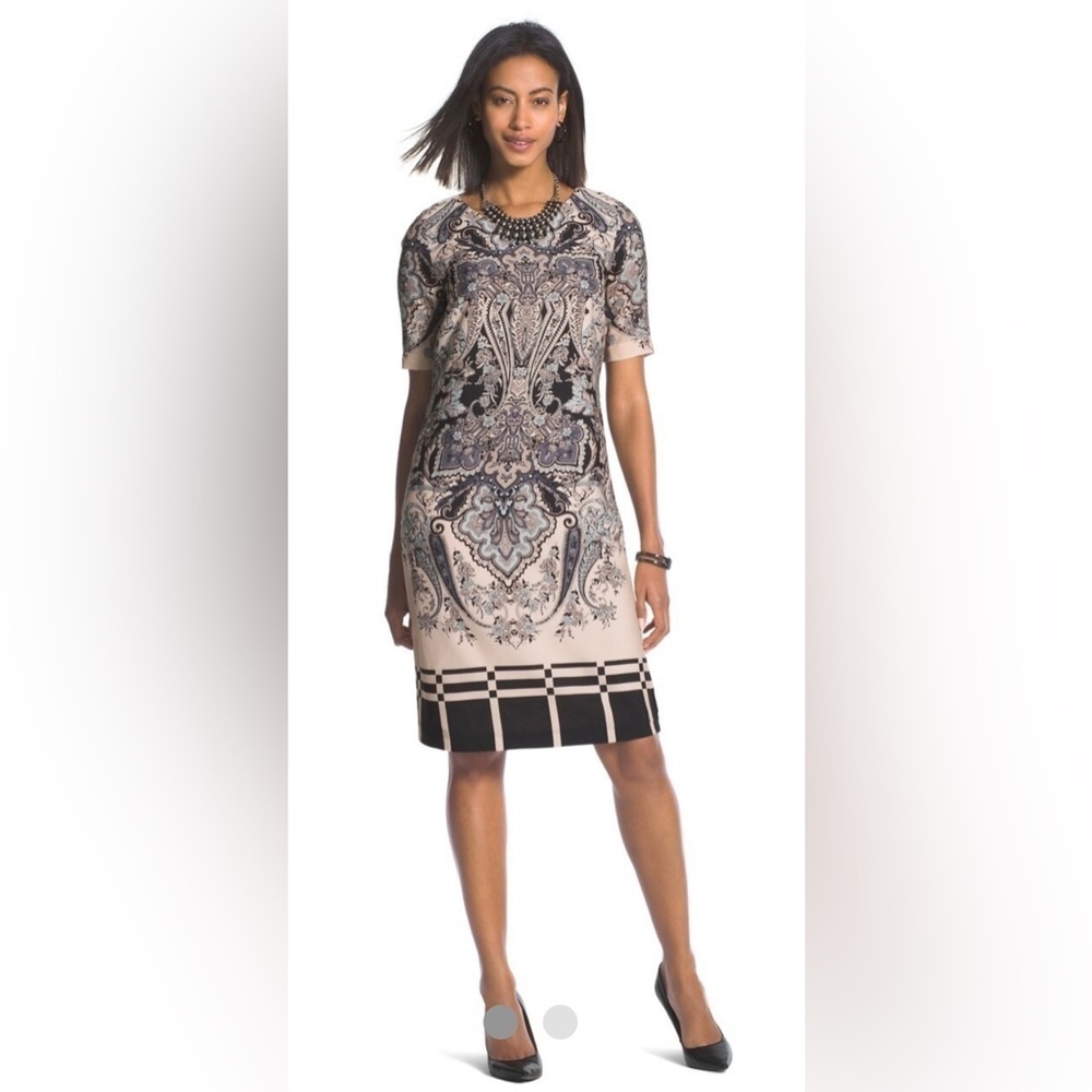 Chico’s Beautiful 100% Polyester Dress with Lining